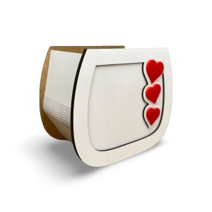 BOX MAŁY - 3 SERCA (CZERWONE/ZŁOTE)