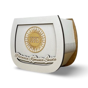 BOX  MAŁY PIERWSZA KOMUNIA ŚWIĘTA - IHS