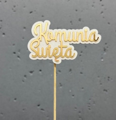 Komunia Święta Pik Topper