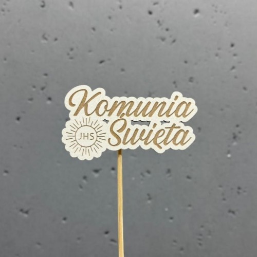 Komunia Święta Pik Topper