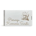 pudełko okolicznościowe z życzeniami na Pierwszą Komunię Świętą, elegancka kartka komunijna w pudełku