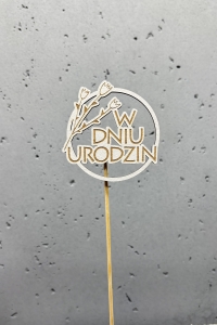 PIK W DNIU URODZIN "KWIATY" (10szt.) 