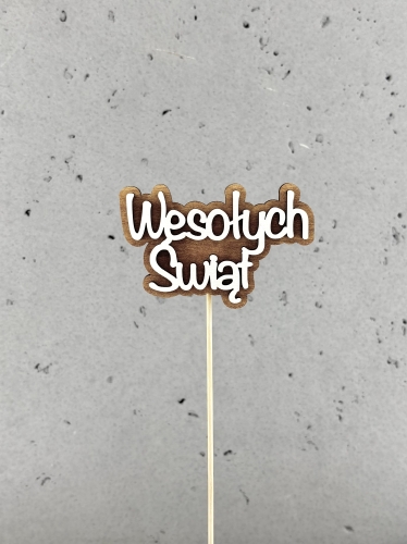 NAPIS WESOŁYCH ŚWIĄT