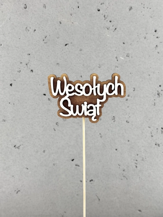 NAPIS WESOŁYCH ŚWIĄT