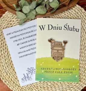 KARTKA OKOLICZNOŚCIOWA "W DNIU ŚLUBU-BUS"