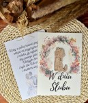 KARTKA OKOLICZNOŚCIOWA "W DNIU ŚLUBU-PARA"