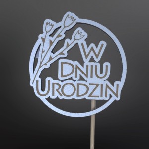 PIK W DNIU URODZIN "KWIATY" (10szt.) 