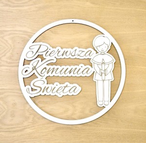 OBRĘCZ- PIERWSZA KOMUNIA ŚWIĘTA (chłopiec)
