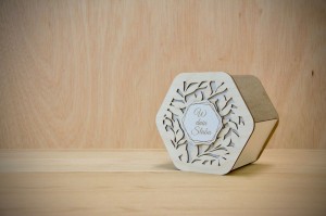 BOX  HEKSAGON "W DNIU ŚLUBU"