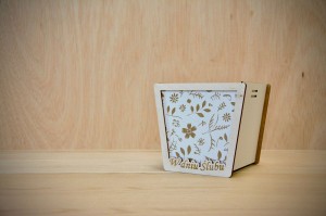 BOX TRAPEZ  "W DNIU ŚLUBU - KWIATY"