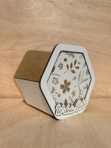 BOX  HEKSAGON "W DNIU ŚLUBU" wersja 2